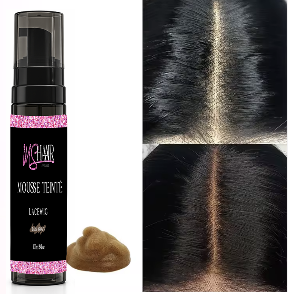 Mousse teinté lace wig